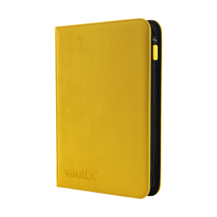 Vault X - 9-Pocket Exo-Tec® Zip Binder - Yellow