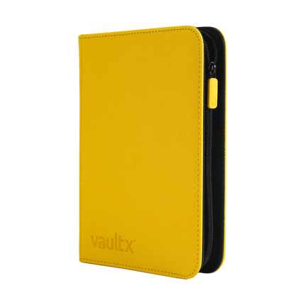 Vault X - 4-Pocket Exo-Tec® Zip Binder - Yellow