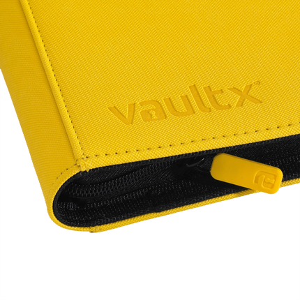 Vault X - 4-Pocket Exo-Tec® Zip Binder - Yellow