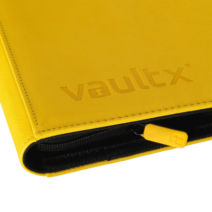 Vault X - 9-Pocket Exo-Tec® Zip Binder - Yellow