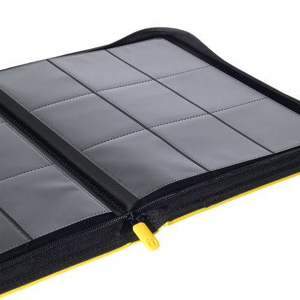 Vault X - 9-Pocket Exo-Tec® Zip Binder - Yellow