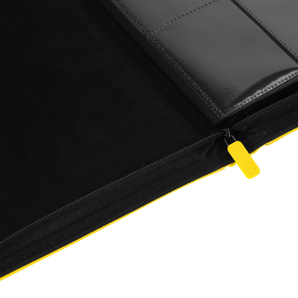 Vault X - 9-Pocket Exo-Tec® Zip Binder - Yellow