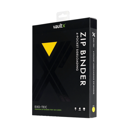 Vault X - 4-Pocket Exo-Tec® Zip Binder - Yellow