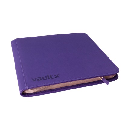 Vault X - 12-Pocket Exo-Tec® Zip Binder - SWSH10 - Purple