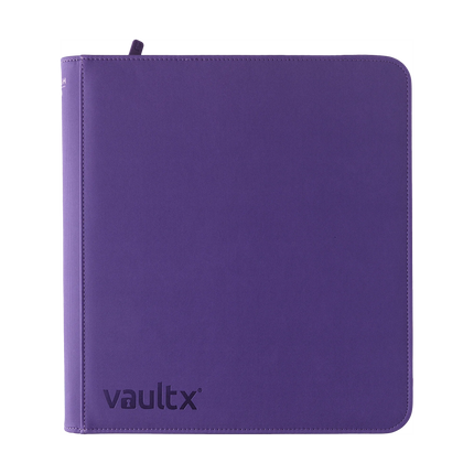 Vault X - 12-Pocket Exo-Tec® Zip Binder - SWSH10 - Purple