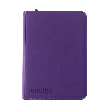 Vault X - 9-Pocket Exo-Tec® Zip Binder - SWSH10 - Purple