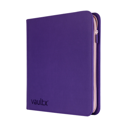 Vault X - 12-Pocket Exo-Tec® Zip Binder - SWSH10 - Purple