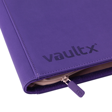 Vault X - 12-Pocket Exo-Tec® Zip Binder - SWSH10 - Purple