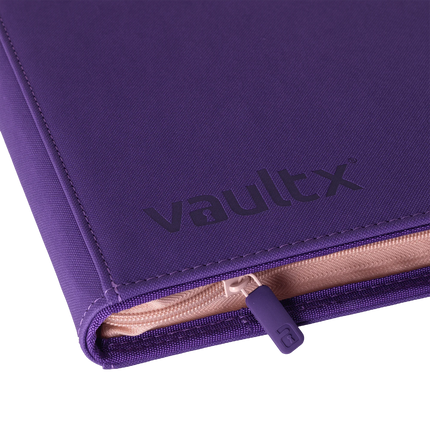 Vault X - 9-Pocket Exo-Tec® Zip Binder - SWSH10 - Purple