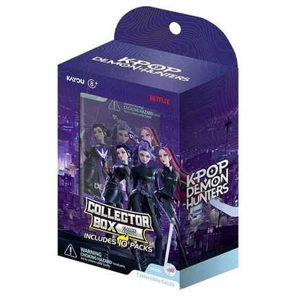 Kayou KPop Demon Hunters Series 01 Classic Edition collector box containing 10 packs