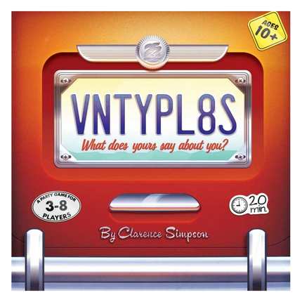 VNTYPL8S aka Vanity Plates official product image
