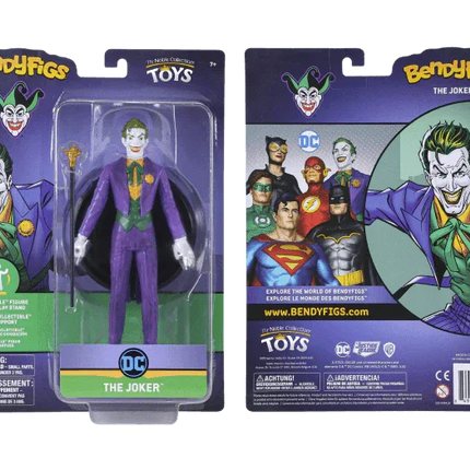 The Noble Collection - Batman - Joker Bendyfig Action Figure - The Card Vault