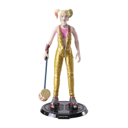 The Noble Collection - Birds of Prey - Harley Quinn Bendyfig Action Figure - The Card Vault