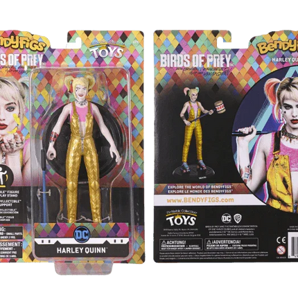The Noble Collection - Birds of Prey - Harley Quinn Bendyfig Action Figure - The Card Vault