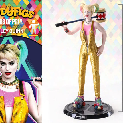 The Noble Collection - Birds of Prey - Harley Quinn Bendyfig Action Figure - The Card Vault