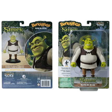 The Noble Collection - Dreamworks - Shrek Bendyfig Action Figure - The Card Vault
