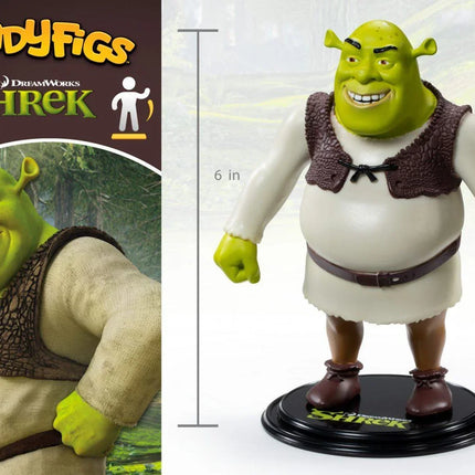 The Noble Collection - Dreamworks - Shrek Bendyfig Action Figure - The Card Vault