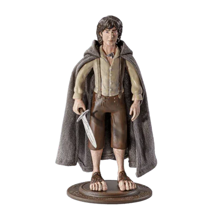The Noble Collection - Lord of the Rings - Frodo Baggins Bendyfig Action Figure - The Card Vault