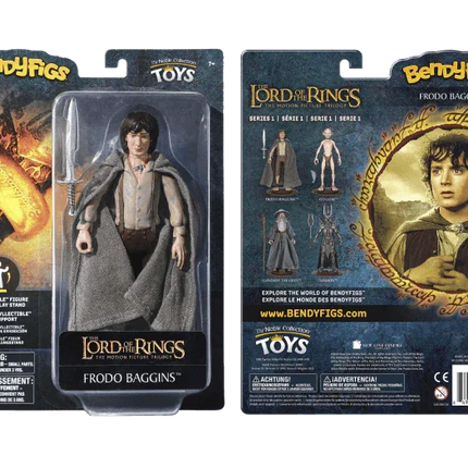 The Noble Collection - Lord of the Rings - Frodo Baggins Bendyfig Action Figure - The Card Vault