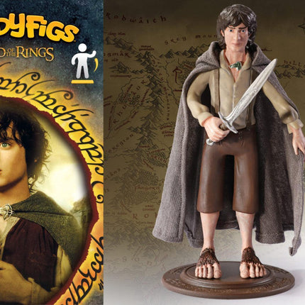 The Noble Collection - Lord of the Rings - Frodo Baggins Bendyfig Action Figure - The Card Vault