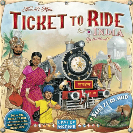 Ticket to Ride - Map Collection 2 - India & Switzerland - The Card Vault