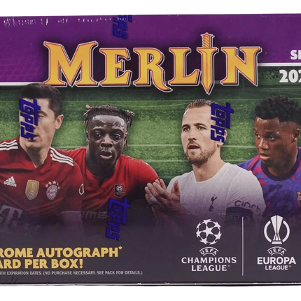 Topps - 2021/22 Chrome Merlin UEFA Champions League Football (Soccer) - Hobby Box - The Card Vault