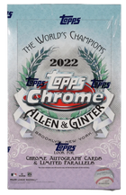 Topps - 2022 Allen & Ginter Chrome Baseball (MLB) - Hobby Box - The Card Vault