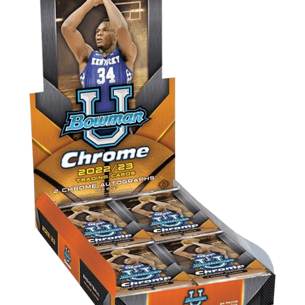 Topps - 2022/23 Bowman University Chrome Basketball (NBA) - Hobby Box (24 Packs) - The Card Vault