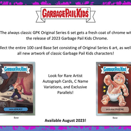 Topps - 2023 Chrome Garbage Pail Kids - Hobby Box - The Card Vault