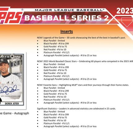 Topps - 2023 Series 2 Baseball (MLB) - Relic Box - The Card Vault
