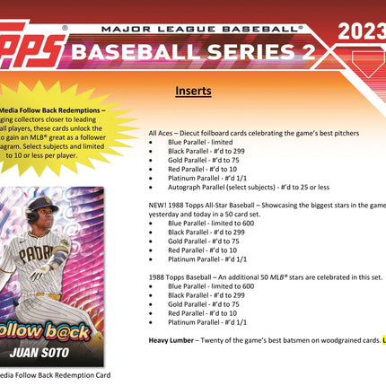 Topps - 2023 Series 2 Baseball (MLB) - Retail Box - The Card Vault