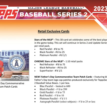 Topps - 2023 Series 2 Baseball (MLB) - Retail Box - The Card Vault