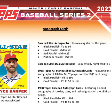 Topps - 2023 Series 2 Baseball (MLB) - Retail Box - The Card Vault