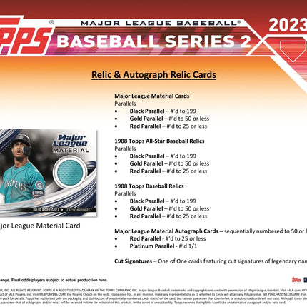 Topps - 2023 Series 2 Baseball (MLB) - Retail Box - The Card Vault