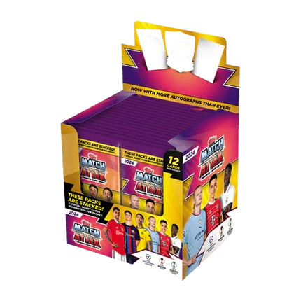 Topps - UEFA Champion's League Football (Soccer) Match Attax 2023/24 - Booster Box (36 Packs) - The Card Vault