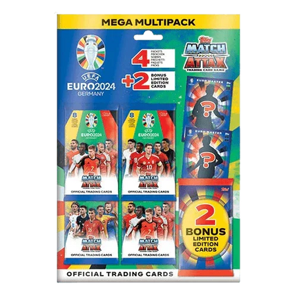 Topps - UEFA Euro 2024 Football (Soccer) Match Attax - Multipack - The Card Vault