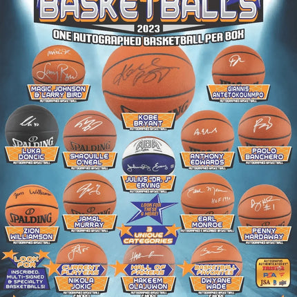Tristar Hidden Treasures - Autographed Basketballs - 2023 - The Card Vault