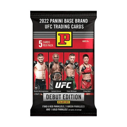 UFC 2022 Debut Edition Trading Cards - Booster Box (24 Packs) - The Card Vault
