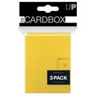 Ultra Pro - 15+ Deck Box 3 Pack - Yellow - The Card Vault