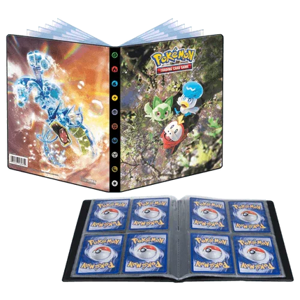 Ultra Pro - 4-Pocket Portfolio - Pokemon - Scarlet and Violet Fuecoco, Sprigatito, Quaxly and Gyarados - The Card Vault