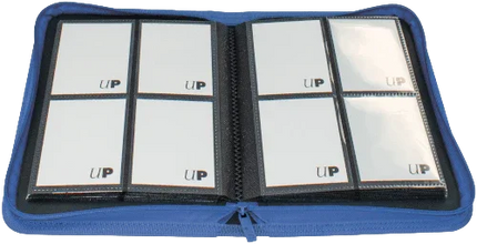Ultra Pro - 4 Pocket Zippered Pro Binder - Blue - The Card Vault