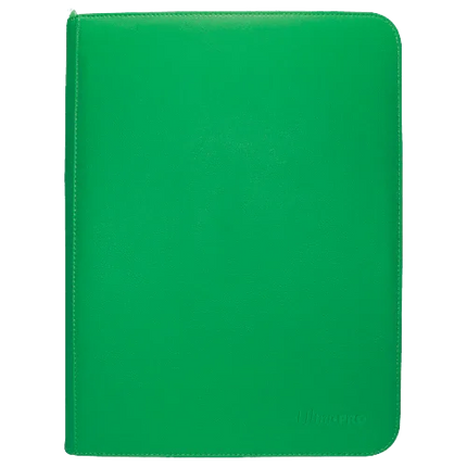Ultra Pro - 9 Pocket Zippered Pro Binder - Green - The Card Vault