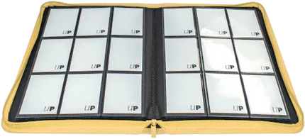 Ultra Pro - 9 Pocket Zippered Pro Binder - Yellow - The Card Vault