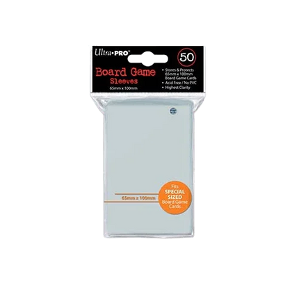 Ultra Pro - Board Game Sleeves 65mm x 100mm 50pk - The Card Vault