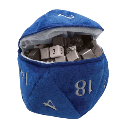 Ultra Pro - D20 Plush Dice Bag - Blue - The Card Vault
