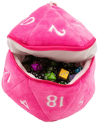 Ultra Pro - D20 Plush Dice Bag - Hot Pink - The Card Vault
