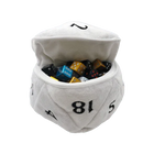 Ultra Pro - D20 Plush Dice Bag - White - The Card Vault