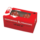 Ultra Pro - Dungeons & Dragons - Heavy Metal D20 Red and White Dice Set - The Card Vault