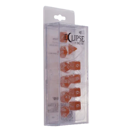 Ultra Pro - Eclipse 11 Dice Set - Pumpkin Orange - The Card Vault