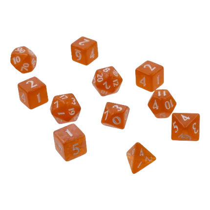 Ultra Pro - Eclipse 11 Dice Set - Pumpkin Orange - The Card Vault